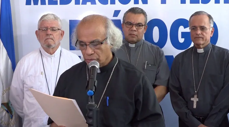 Cardenal Brenes y Obispos nicaragüenses. Foto: Facebook Canal Católico de Nicaragua?w=200&h=150