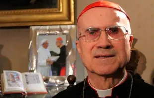 Cardenal Tarcisio Bertone. Foto Alan Holdren / ACI Prensa 