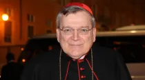 Cardenal Raymond Burke. Crédito: ACI Prensa
