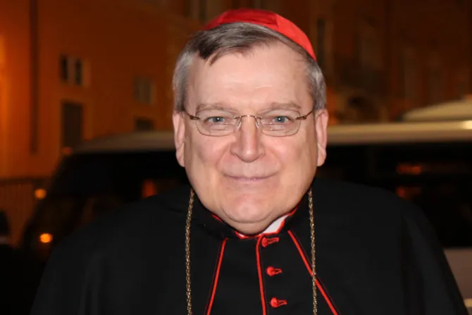 Cardenal Burke agradece oraciones y revela progreso en su salud