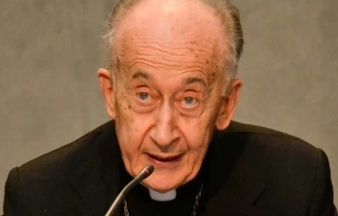 Cardenal Camillo Ruini / Foto: Daniel Ibu00e1u00f1ez (ACI Prensa) 