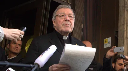 Vaticano se pronuncia sobre sentencia contra Cardenal George Pell por denuncia de abusos