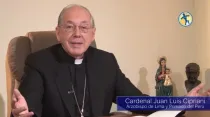 Cardenal Juan Luis Cipriani / Captura de video - José Castro (ACI Prensa)