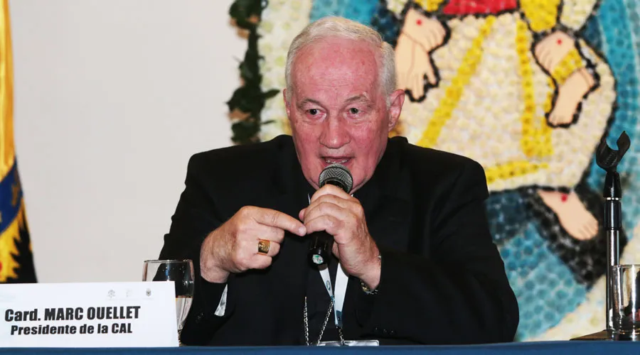 Cardenal Marc Ouellet / Foto: Eduardo Berdejo (ACI Prensa)?w=200&h=150