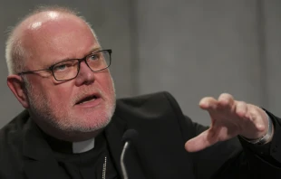 El Cardenal Marx en una imagen de archivo. Foto: Daniel Ibu00e1u00f1ez / ACI Prensa 