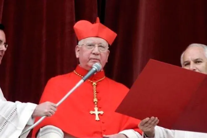 Fallece Cardenal que anunció la elección del Papa Benedicto XVI