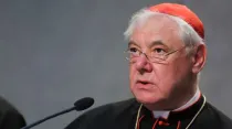 Cardenal Gerhard Müller, Prefecto Emérito de la Congregación para la Doctrina de la Fe (Foto Daniel Ibáñez / ACI Prensa)