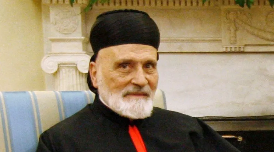 El Cardenal Nasrallah Pierre Sfeir. Foto: Vatican Media