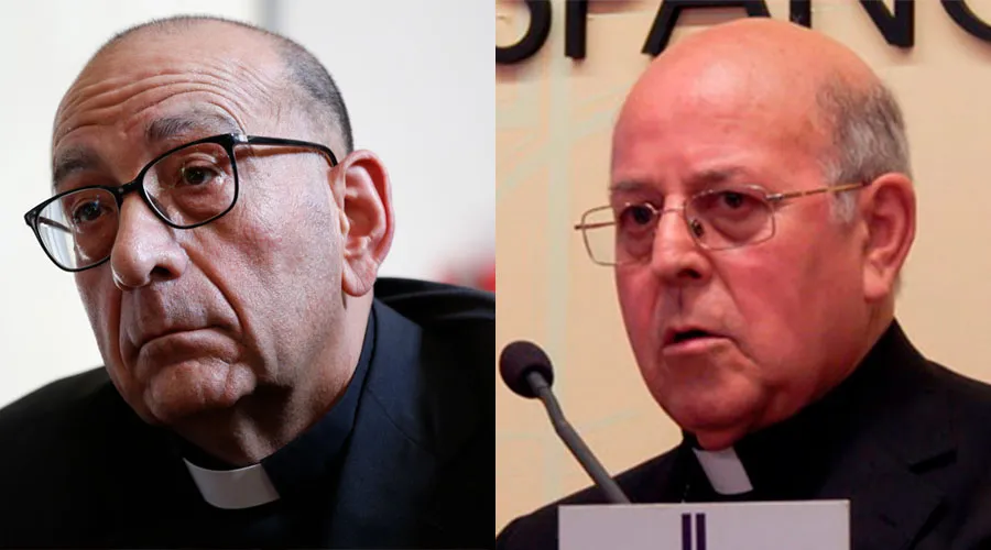 El Cardenal Omella y el Cardenal Blázquez. Foto: ACI Prensa y CEE?w=200&h=150