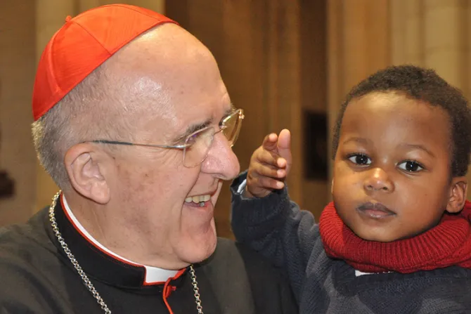 Cardenal Osoro a madres en dificultad: “Jesús se fía de los niños”