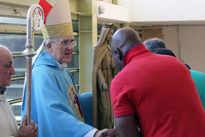 Cardenal Osoro celebró el día de la Virgen de la Merced con más de 300 presos