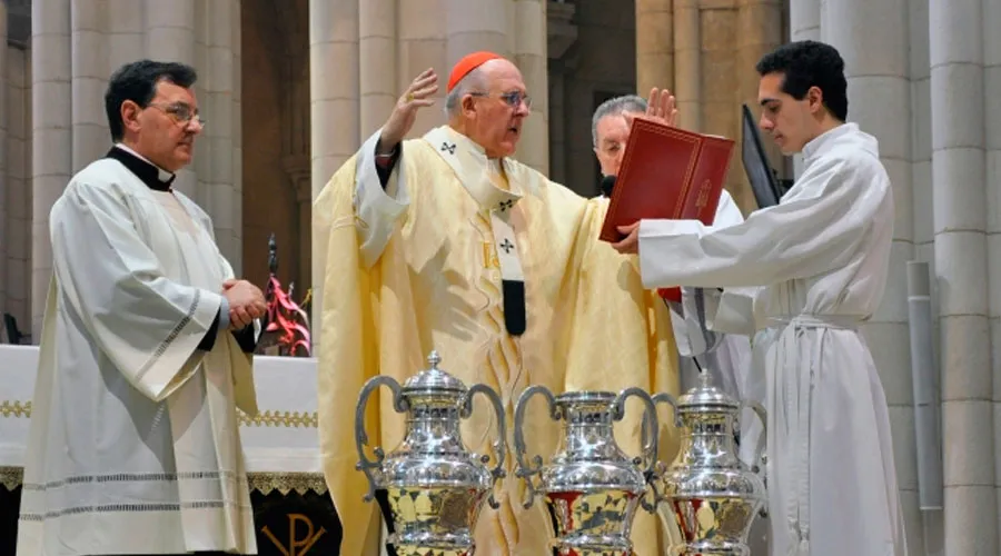 El Cardenal Carlos Osoro durante la Misa Crismal - Foto: Archidiócesis de Madrid ?w=200&h=150