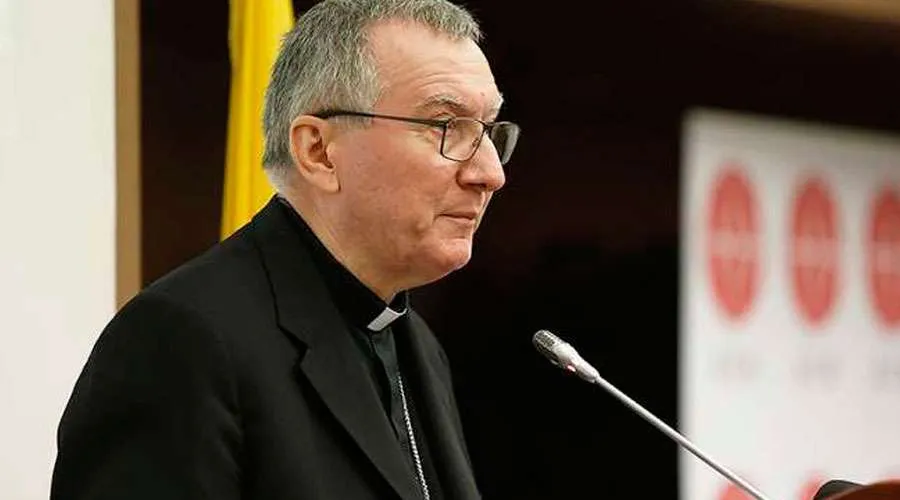 Cardenal Pietro Parolin. Crédito: Daniel Ibanez / ACI Prensa.
