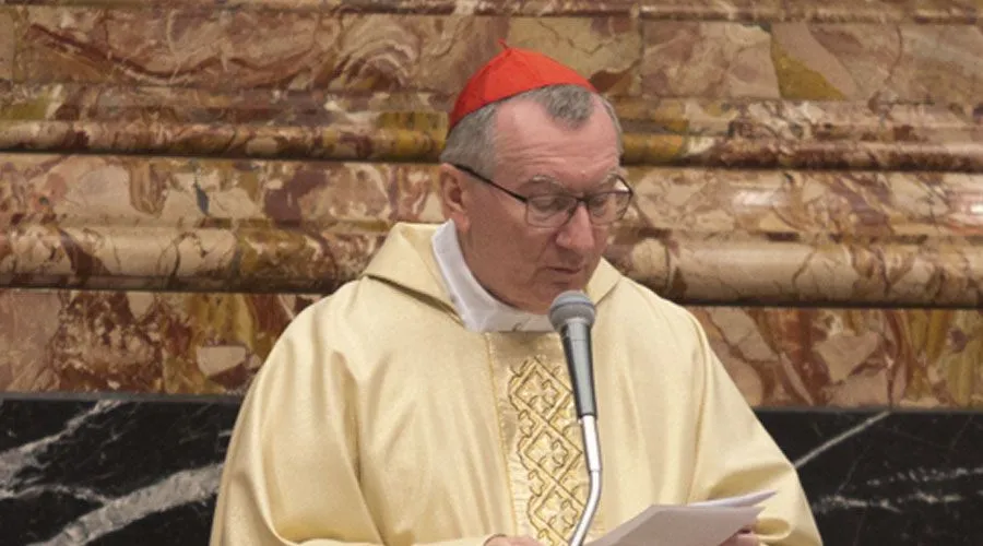 Cardenal Pietro Parolin. Foto: Daniel Ibáñez (ACI Prensa)