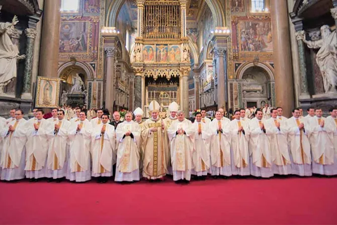 Cardenal Parolin ordena sacerdotes a 36 Legionarios de Cristo