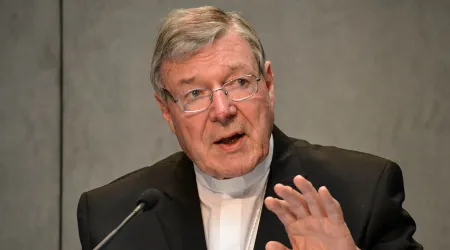 Cardenal Pell: La misión de la Iglesia no es justificación para la corrupción