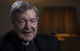 Cardenal George Pell. Cru00e9dito: Daniel Ibu00e1u00f1ez / ACI Prensa 