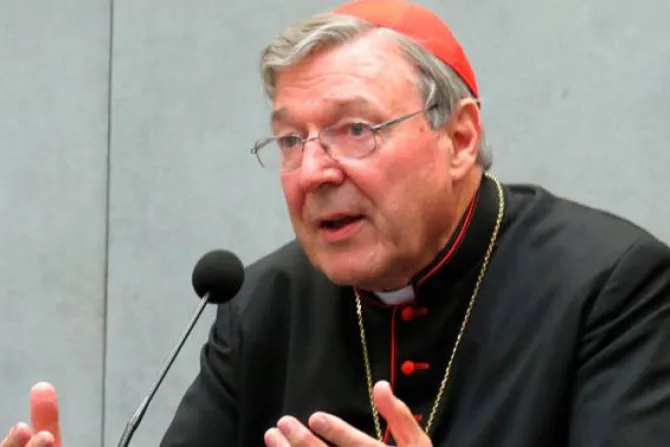 Cardenal Pell hace precisiones sobre "carta" de cardenales en el Sínodo para el Papa