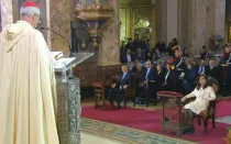 Cardenal Mario Aurelio Poli y presidenta de Argentina, Cristina Fernández. Foto: AICA