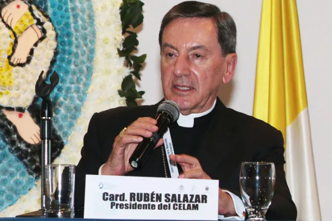 Cardenal Salazar: Iglesia dará todo el empuje necesario para construir la paz en Colombia