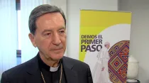 El Cardenal Salazar durante la entrevista. Foto: ACI Prensa