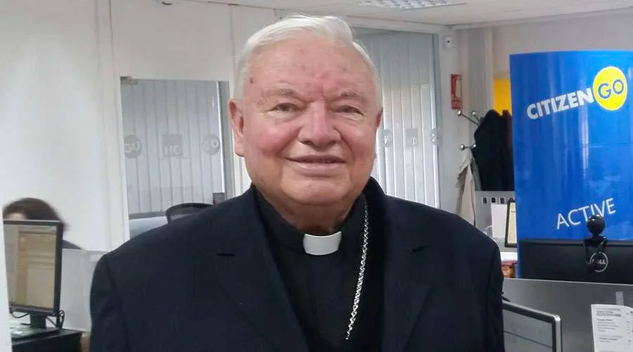 Cardenal Juan Sandoval Íñiguez, Arzobispo Emérito de Guadalajara (México). Crédito: CitizenGo