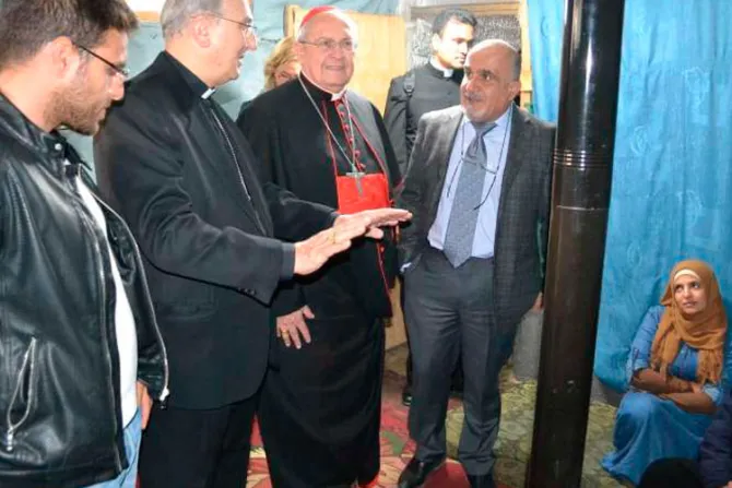 Así fue el viaje del Cardenal Sandri a Líbano y a la frontera con Siria