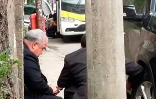 Cardenal Orani Jou00e3o Tempesta, Arzobispo de Rio de Janeiro, en el tiroteo  / Foto: Josu00e9 Alves - Arquidiu00f3cesis de Ru00edo de Janeiro 