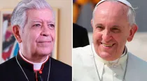 Cardenal Jorge Urosa y el Papa Francisco / Fotos: Bohumil Petrik - Joaquin PeiroPerez (ACI Prensa)