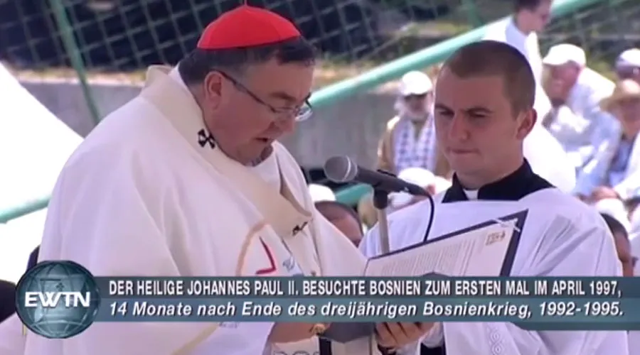 Cardenal Vinko Puljic. Foto: Captura de video / EWTN.?w=200&h=150