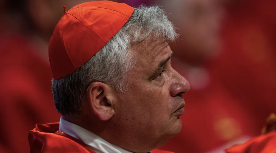 Imagen referencial. Cardenal Konrad Krajewski en el Vaticano. Foto: Daniel Ibáñez / ACI Prensa