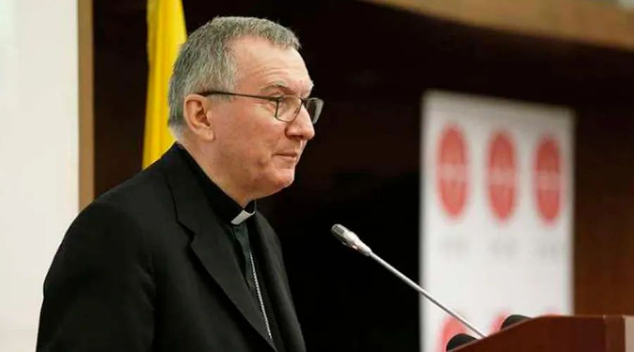 Cardenal Pietro Parolin. Crédito: Daniel Ibanez/ACI Prensa