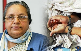 Hermana Caridad Paramunyadil. Foto Manos Unidas (CC-BY-2.0) / Manos encadenadas Flickr Imagens Evangelicas (CC-BY-2.0) 