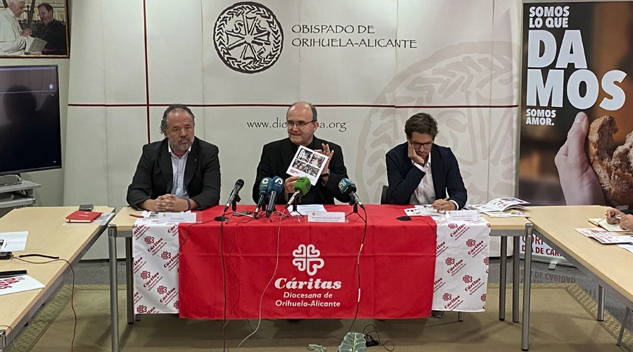 Rueda de prensa de Cáritas Diocesana de Orihuela-Alicante. Crédito: Oficina de Prensa del Obispado de Orihuela-Alicante?w=200&h=150