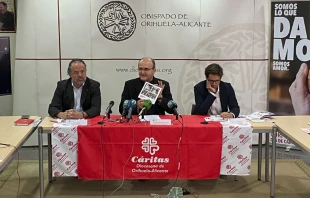 Rueda de prensa de Cu00e1ritas Diocesana de Orihuela-Alicante. Cru00e9dito: Oficina de Prensa del Obispado de Orihuela-Alicante 