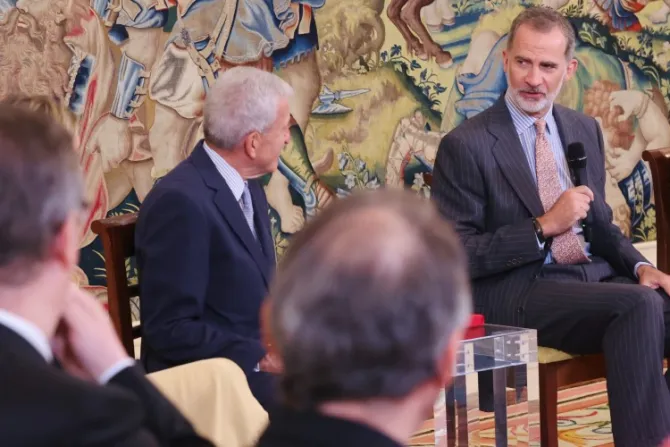 El Rey Felipe VI recibió en audiencia a Cáritas Española con motivo de su 75 aniversario