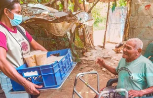 Anciano venezolano atendido por Cu00e1ritas en Venezuela | Cru00e9dito: Cortesu00eda de Caritas Machiques - Venezuela 