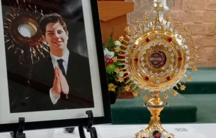 Foto y reliquias del Beato Carlo Acutis. Cru00e9dito: Unpasoaldia.com 