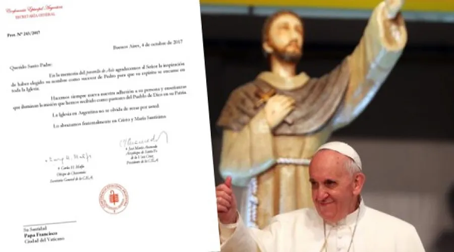 Carta de la CEA al Papa Francisco / Crédito: Actualidad CEA