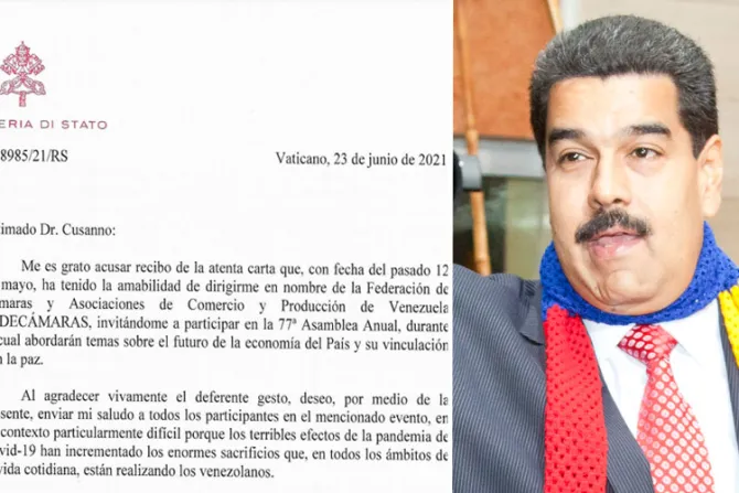 Maduro llama “basura” y “veneno” a carta del Vaticano que pide diálogo en Venezuela