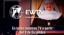 Cartel de EWTN España. Foto: EWTN España