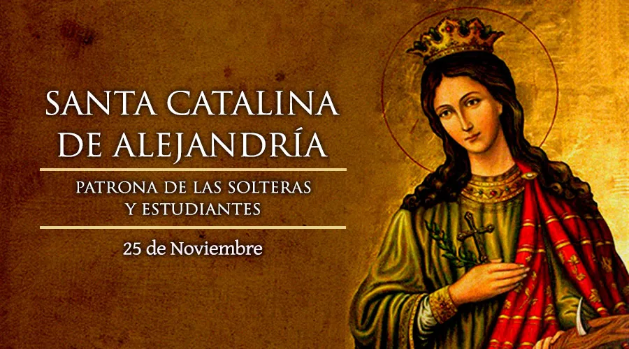 Hoy se celebra a Santa Catalina de Alejandría, patrona de solteras y estudiantes