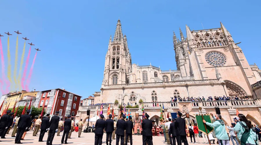 Celebración por los 800 años de la Catedral de Burgos. Crédito: Archiburgos.es