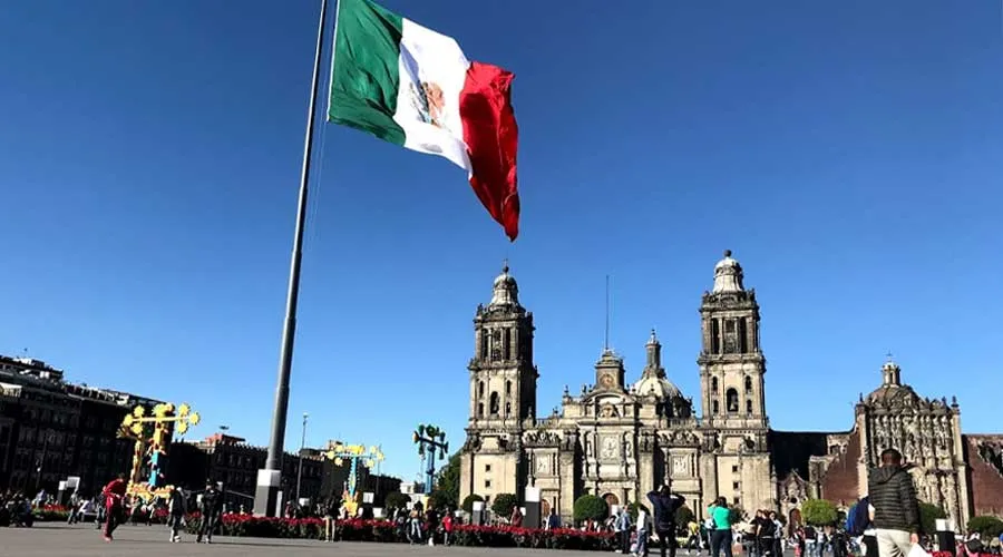 Catedral Primada de México y el Sagrario Metropolitano. Crédito: David Ramos / ACI Prensa.
