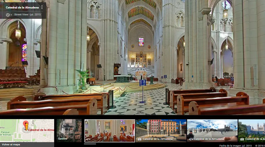 Visita virtual a la Catedral de la Almudena (España) / Foto: Captura de pantalla Google?w=200&h=150
