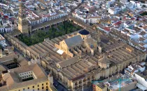 Catedral de Córdoba vista desde el aire. Foto: Toni Castillo Quero (CC BY-SA 2.0)