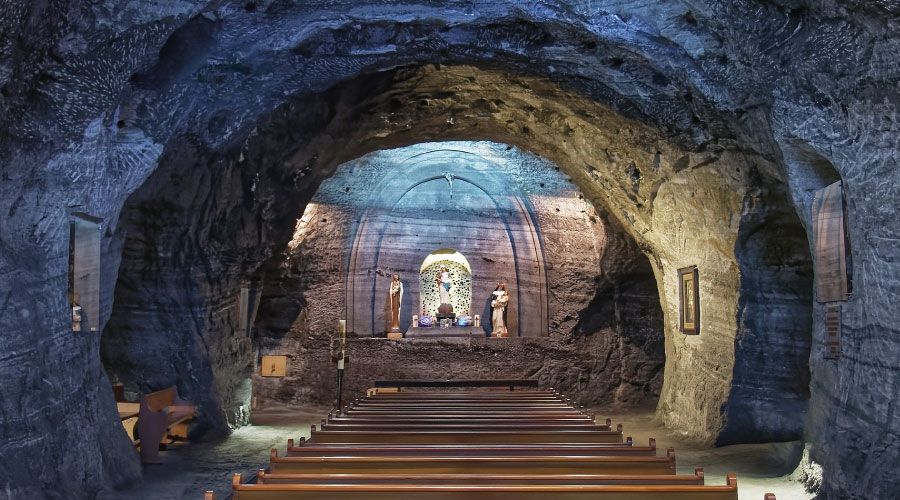 Catedral de Sal de Zipaquirá, Colombia. Crédito: Pixabay.