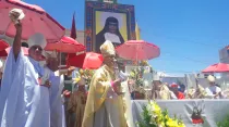 Misa de Acción de Gracias por la canonización de Santa Nazaria Ignacia. Foto: Diócesis de Oruro