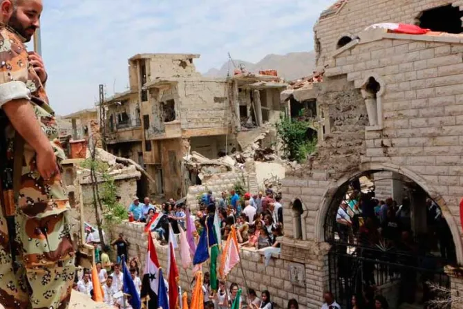 Tras 6 años esta ciudad de Siria vuelve a celebrar la Eucaristía