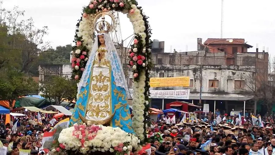 Virgen de Itatí en Argentina. Crédito: Facebook Corrientes Católica